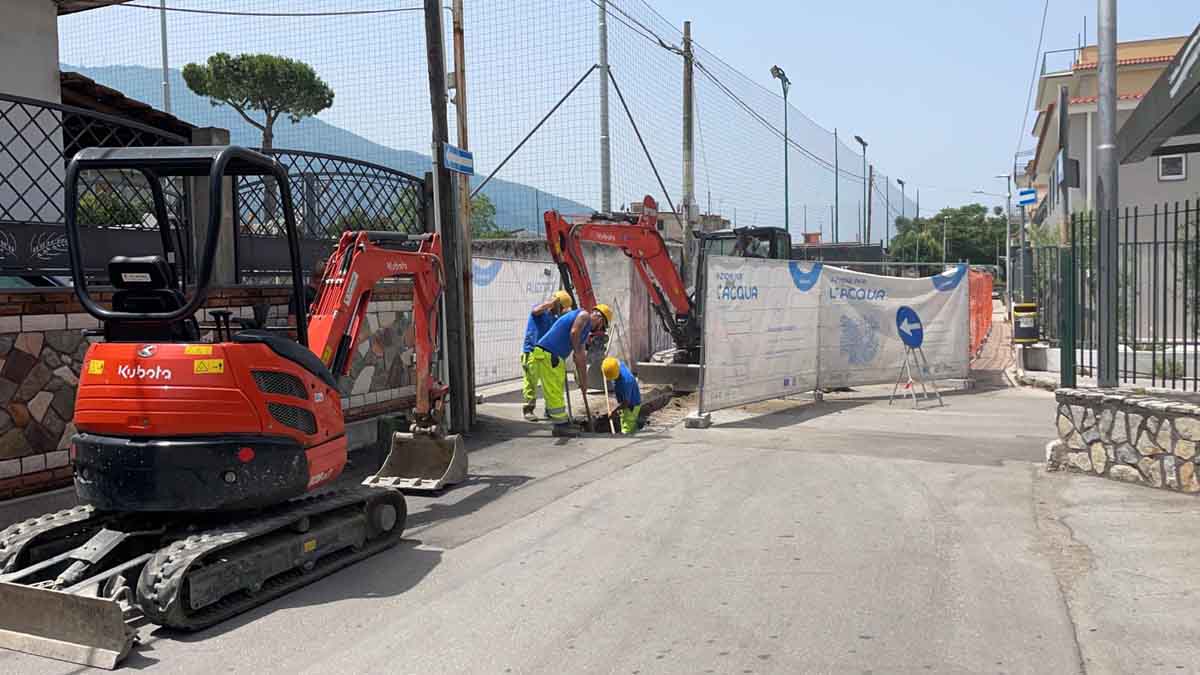 Gragnano Azioni Per Lacqua Gori Avvia Lavori Per Il Risanamento