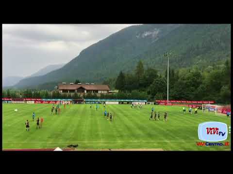 primo allenamento del napoli a dimaro 10/07/2018