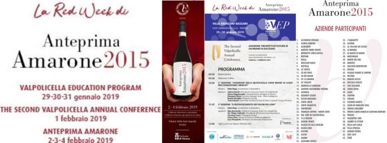 Verona, tutto pronto per la “Settimana Rossa”: Anteprima Amarone 2015