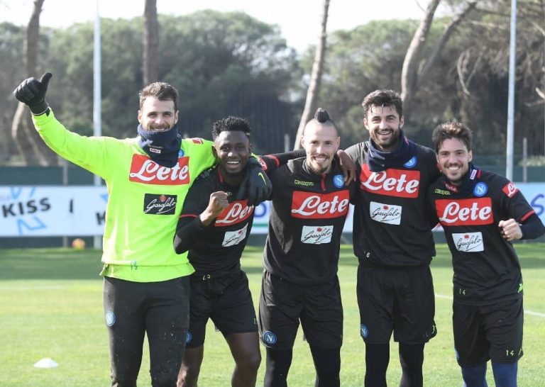 SSC Napoli, seduta mattutina: presente anche Hamsik
