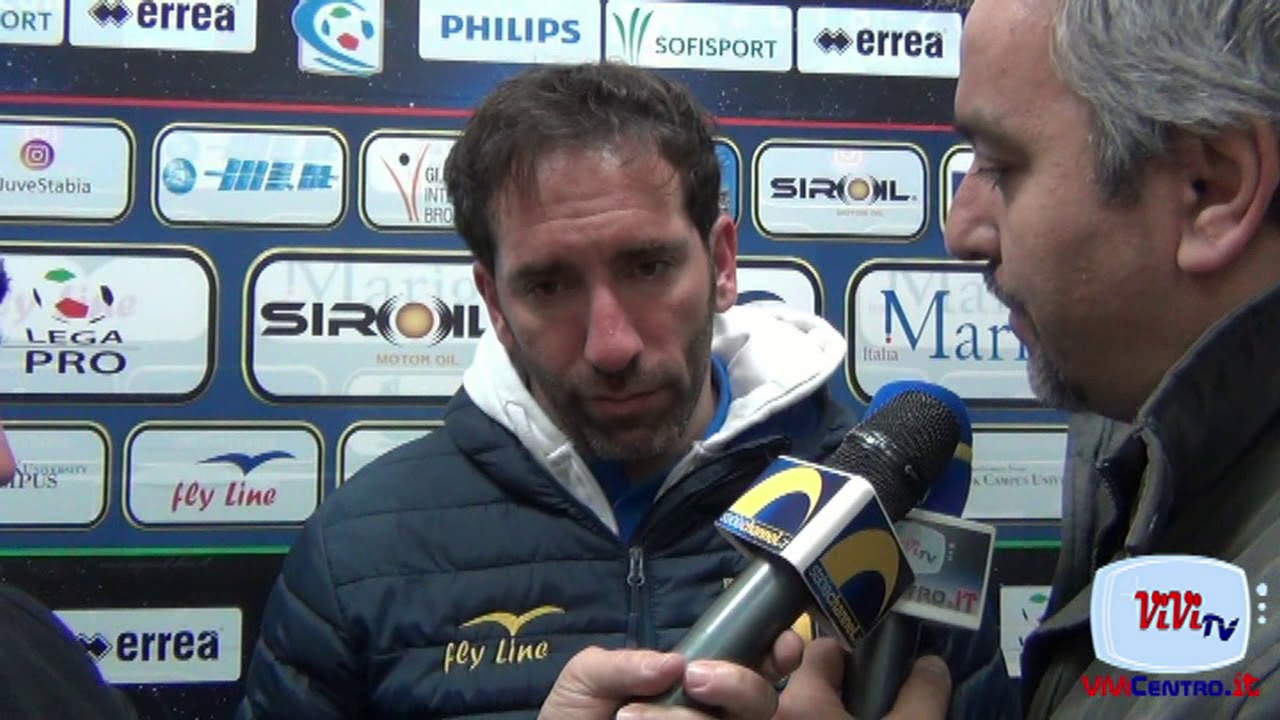 Juve Stabia, Caserta: Il rigore ci ha condizionato ma la squadra non demorde mai (VIDEO)