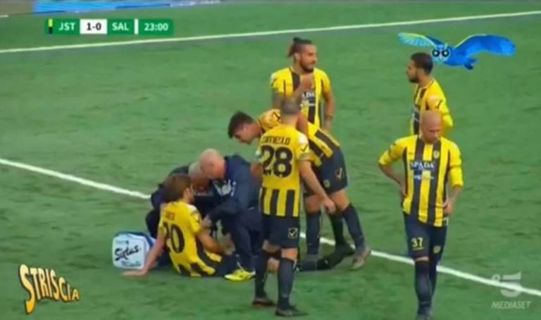 Juve Stabia, a “Striscia la Notizia” la “gufata” di Dazn a Troest