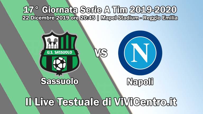 RILEGGI LIVE – Sassuolo-Napoli 1-2 (28′ Traorè, 57′ Allan, 94′ aut. Obiang)