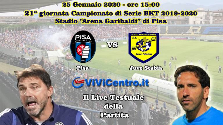 Rileggi LIVE – Pisa-Juve Stabia 1-1 (Masucci 84°, Di Gennaro 95°)