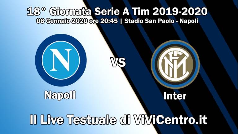 LIVE – Napoli-Inter 1-3 (13′, 32′ Lukaku, 38′ Milik, 62′ Lautaro)