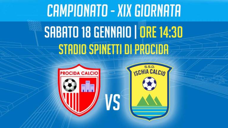 Promozione- E’ tutto pronto per il derby tra Procida e Ischia