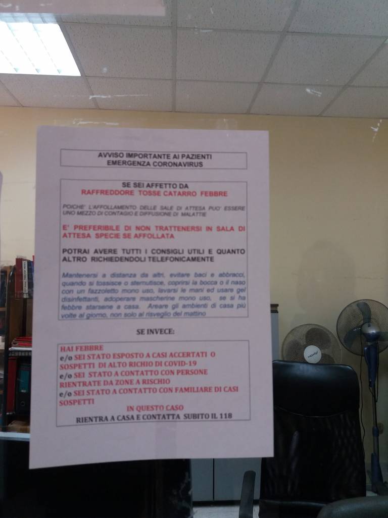 Coronavirus situazione a Castellammare e dintorni con MMG e specialisti