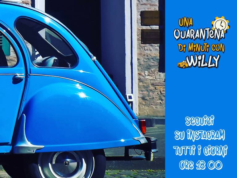 Live streaming, tutti uniti grazie a “Una Quarantena di minuti con Willy”