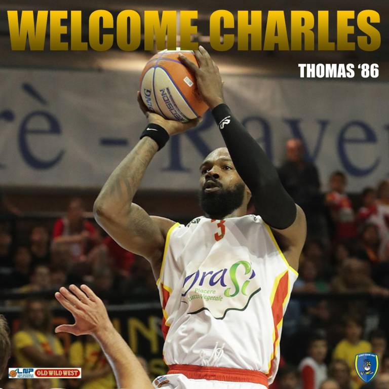 Givova Scafati, ufficiale l’acquisto di Charles Thomas