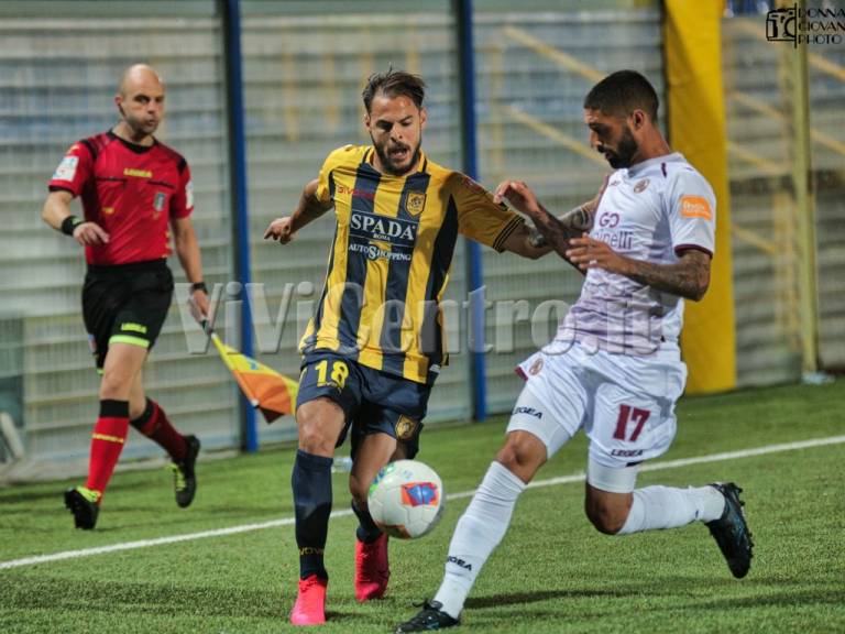 Juve Stabia, i convocati di mister Caserta per il match con la Virtus Entella