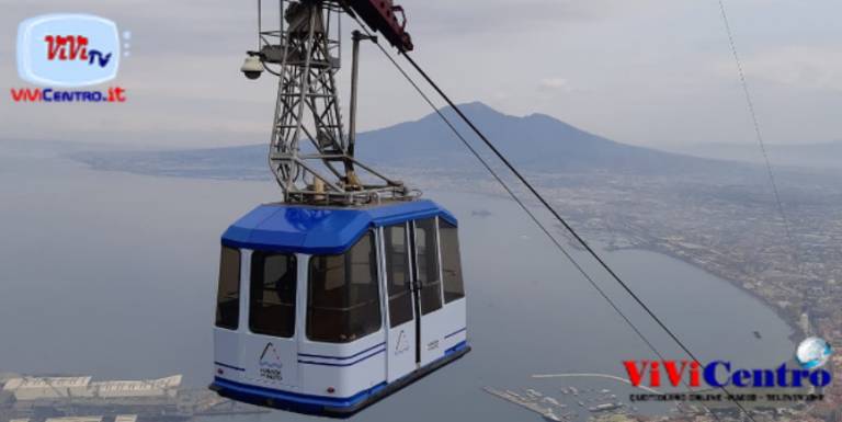 Funivia del Faito, servizio sospeso per i danni del maltempo