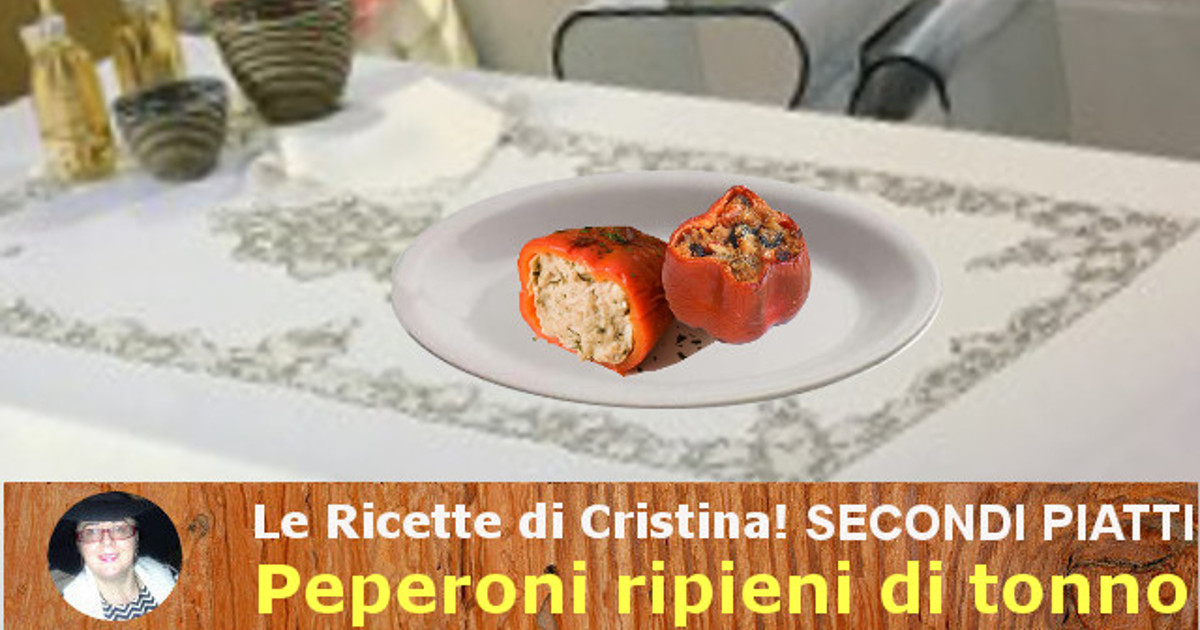 Peperoni ripieni di tonno