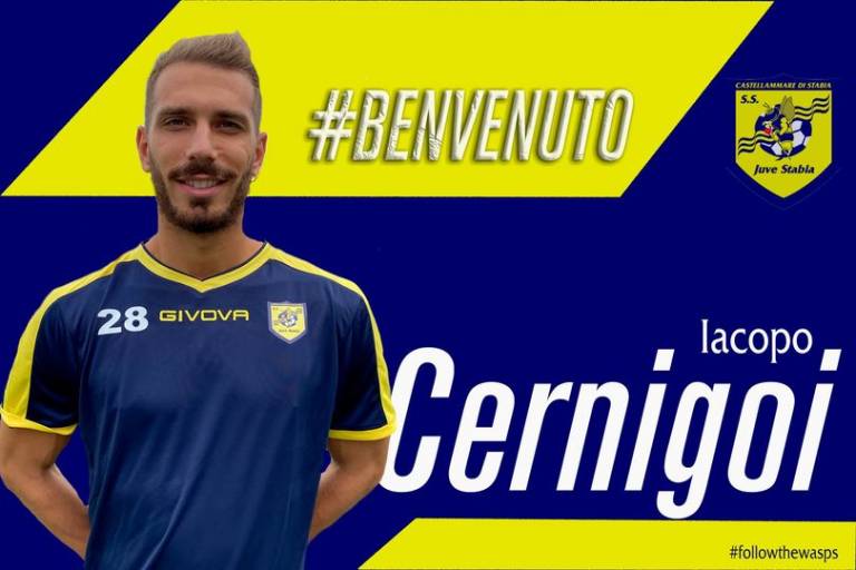 Juve Stabia, ufficiale l’arrivo del forte attaccante Iacopo Cernigoi