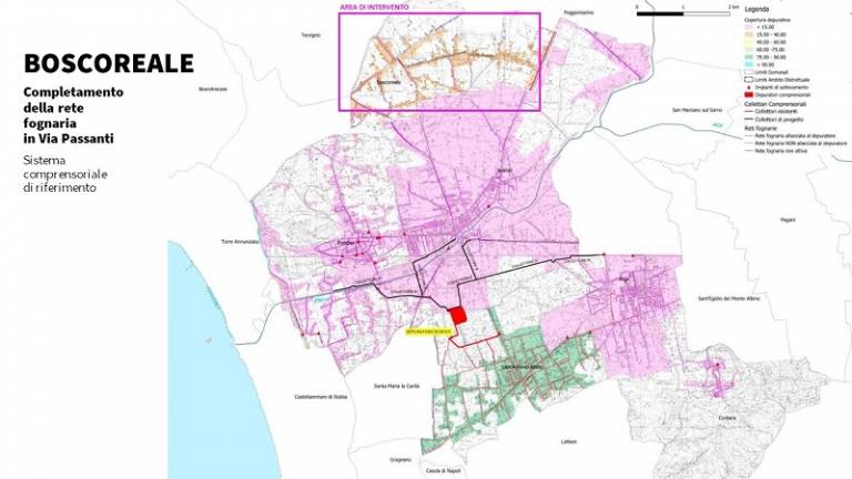 Boscoreale: Gori avvia lavori di completamento rete fognaria via Passanti