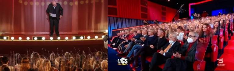 Se il teatro lo riempie il Maurizio Costanzo Show e parzialmente senza mascherine il Dpcm non vale