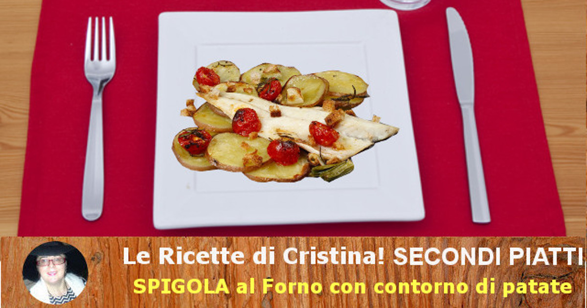 Spigola al Forno con patate