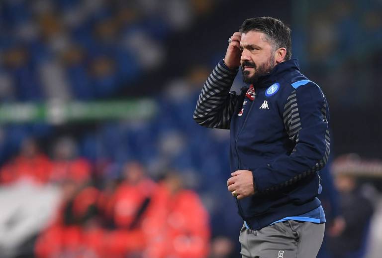 Napoli-Roma, Gattuso: “Non farò passare più nulla, voglio una mentalità da squadra”