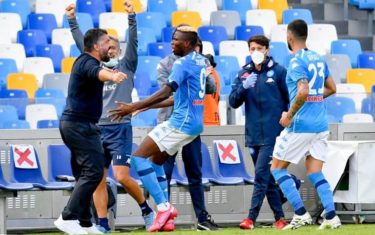 Il Podio Azzurro di Napoli-Atalanta
