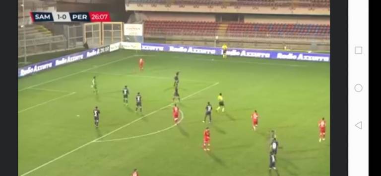 SAMB-PERUGIA: BOTTA E MELCHIORRI