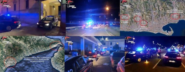 Operazione Cesare a Messina: arrestata cosca. Corse clandestine (VIDEO)