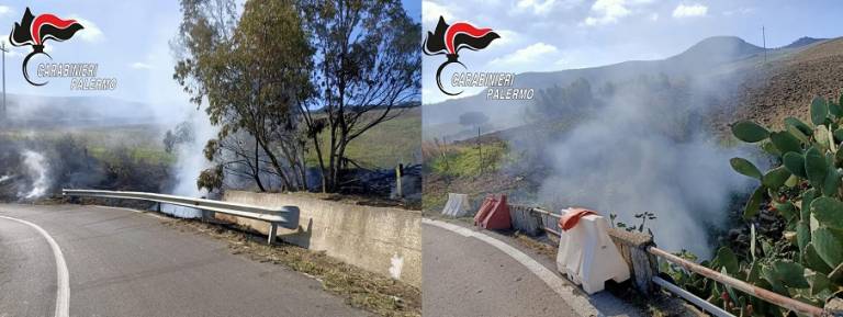 Arrestati tre piromani che davano fuoco a rifiuti e sterpaglie