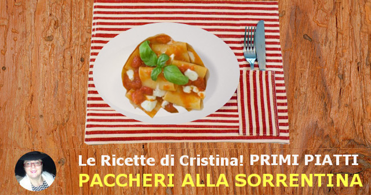 Paccheri alla Sorrentina