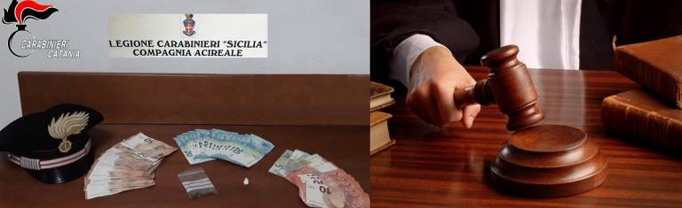 Acireale (Ct), era ai domiciliari e spacciava dalla finestra. Posto ai domiciliari