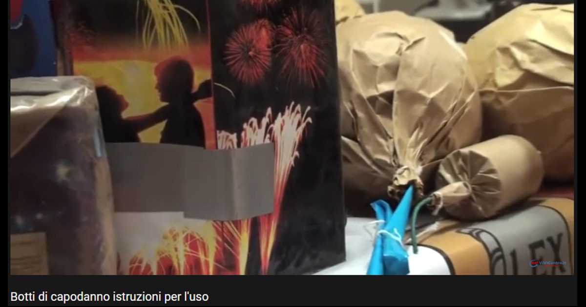 Botti di capodanno istruzioni per l'uso