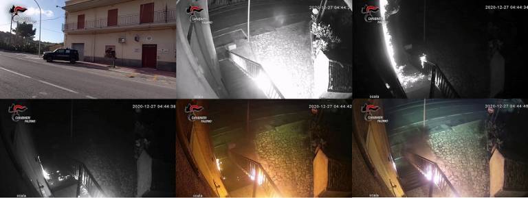 Bottiglie incendiarie contro la stazione Carabinieri di Campofiorito (PA)