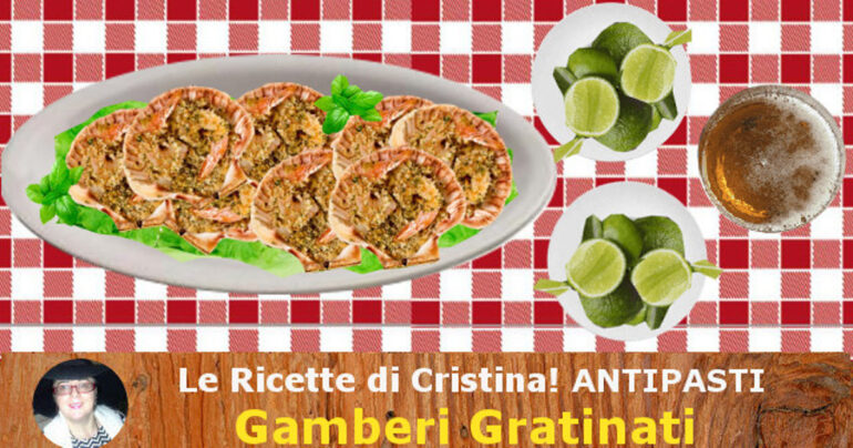 Gamberi Gratinati: un piatto perfetto anche per i principianti in cucina