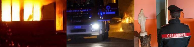 Incendio doloso, muore un sacerdote tra le fiamme