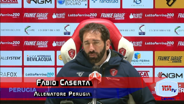 Fabio Caserta post Matelica – Perugia 1 – 3 (Video)
