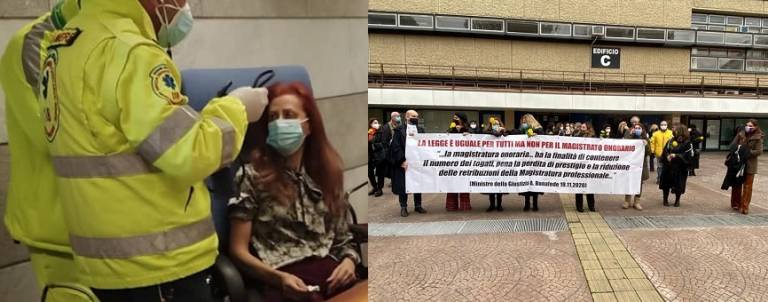 Sviene in Aula la Giudice onoraria in sciopero della fame contro la precarietà della sua categoria