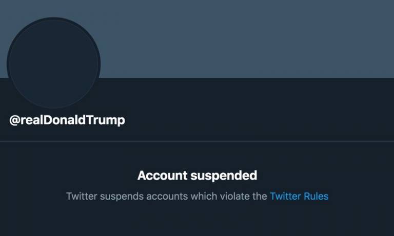 Il presidente Trump è stato bandito in modo permanente da Twitter