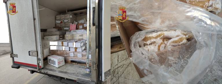 Alimenti per 900 kg sequestrati poiché pericolosi per la salute pubblica