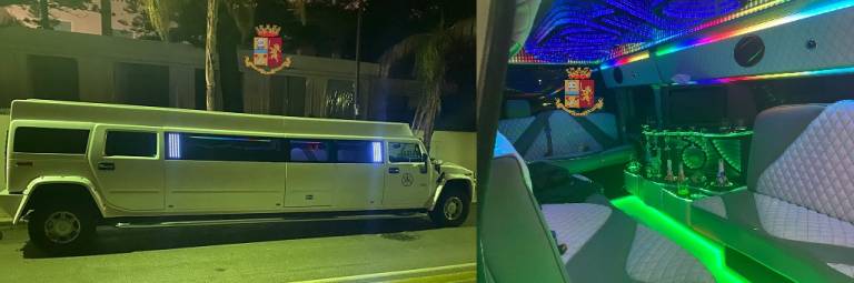 In limousine tra alcool e baldoria nonostante i divieti anti-covid