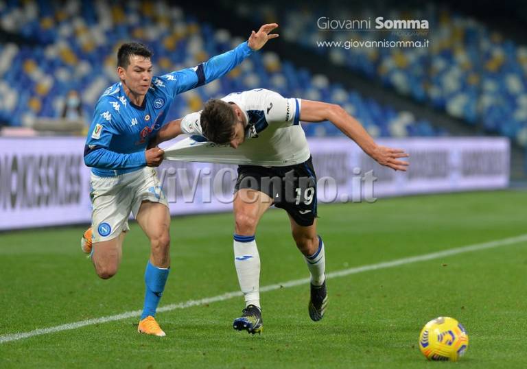 Napoli-Atalanta, qualche giorno dopo: la partita in scatti