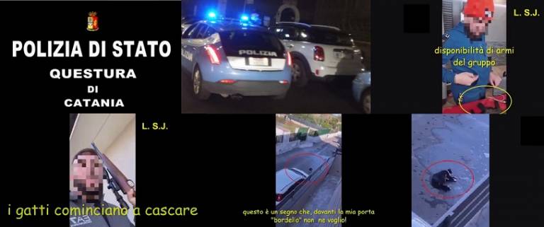 Operazione antimafia, sgominato il clan Cappello-Bonaccorsi. Nel video l’uomo che spara ai gatti