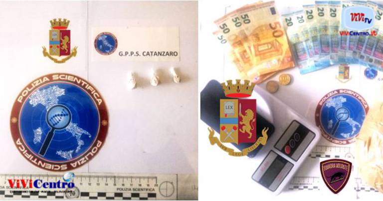 Due spacciatori arrestati in flagranza dalla Polizia di Catanzaro