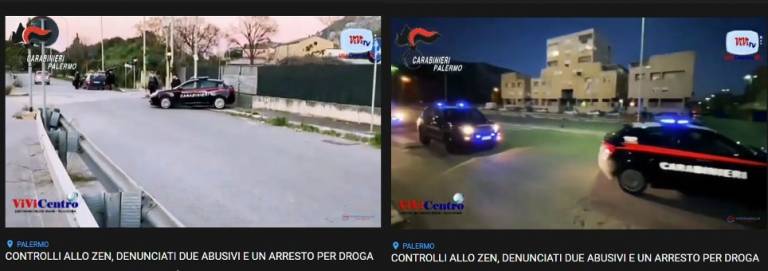 Controlli allo Zen: denunciati due abusivi e un arresto per droga (VIDEO)