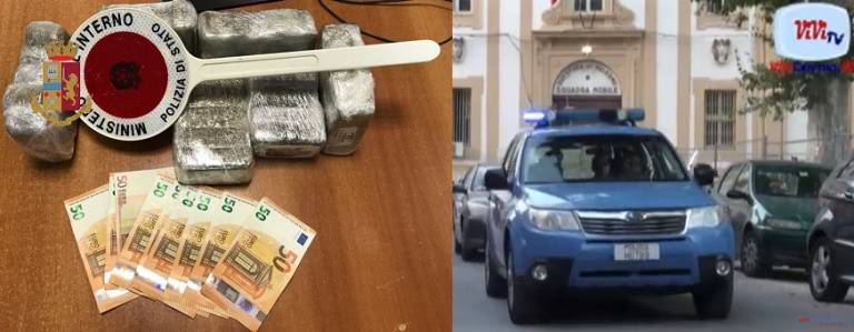 Corriere della droga aveva 3 kg di hashish occultati nel portabagagli. Arrestato