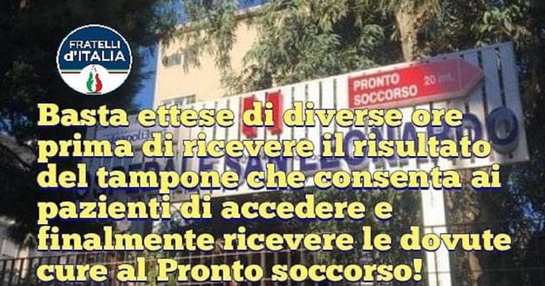 Ernesto Sica sui ritardi nell’accesso al P.O. San Leonardo