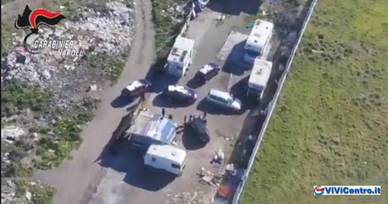 Giugliano in Campania: fermati 2 soggetti per furto e danno ambientale (VIDEO)