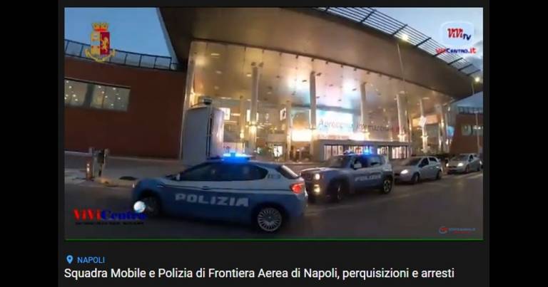 Napoli Capodichino, Polizia di Frontiera: perquisizioni e arresti VIDEO