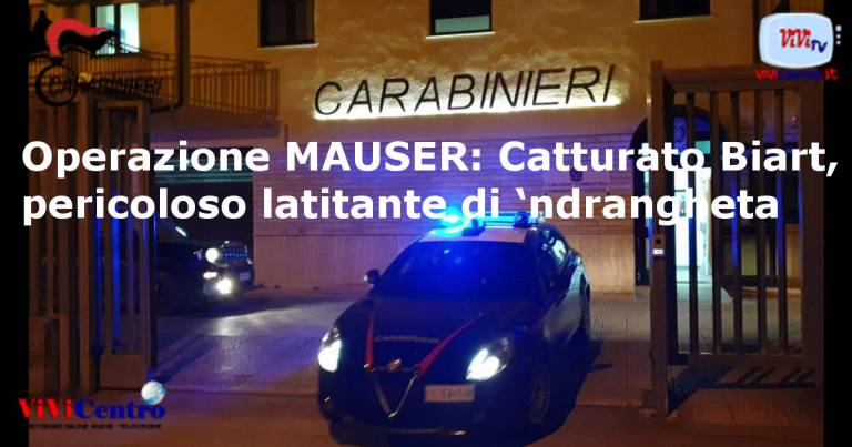 Operazione MAUSER: Catturato Biart, latitante di ‘ndrangheta
