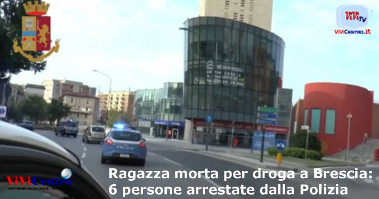 Ragazza morta per droga a Brescia: 6 persone arrestate dalla Polizia