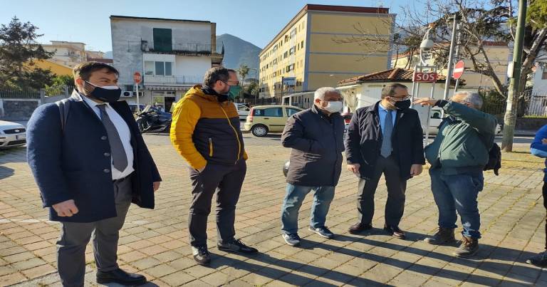 Sopralluogo con il vicesindaco di Castellammare per ripulitura