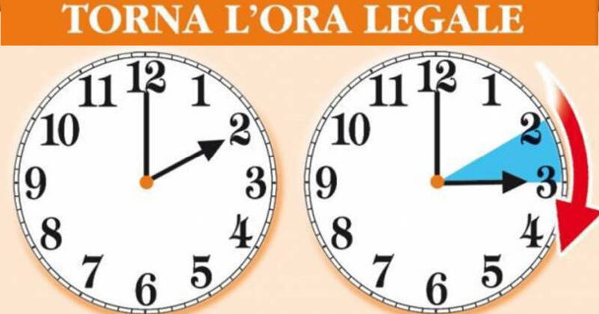 Torna l'ora legale-min