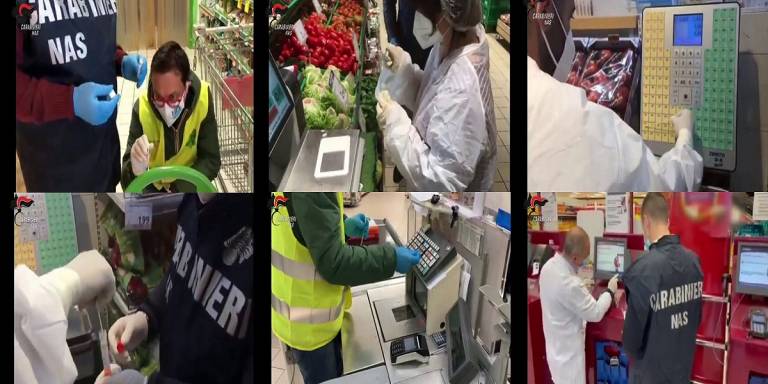 Controlli Carabinieri NAS nei supermercati a Palermo e Catania (VIDEO)