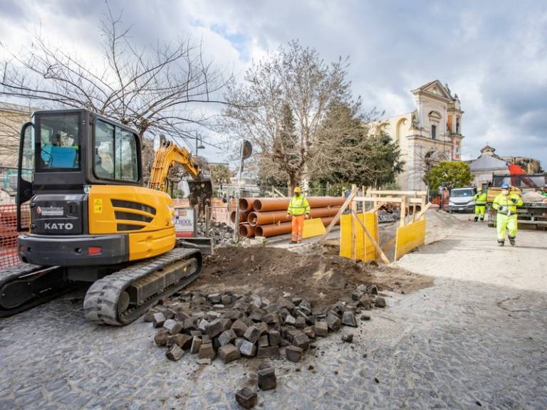 GORI: Nuova rete fognaria in via Carlo Alberto a Boscotrecase